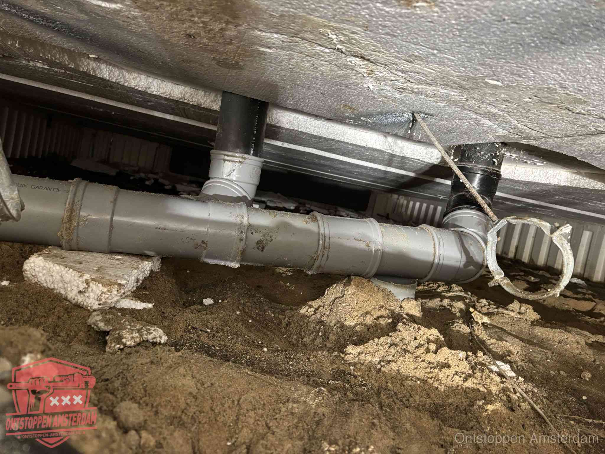 Gemengd gescheiden rioolstelsel in Amsterdam