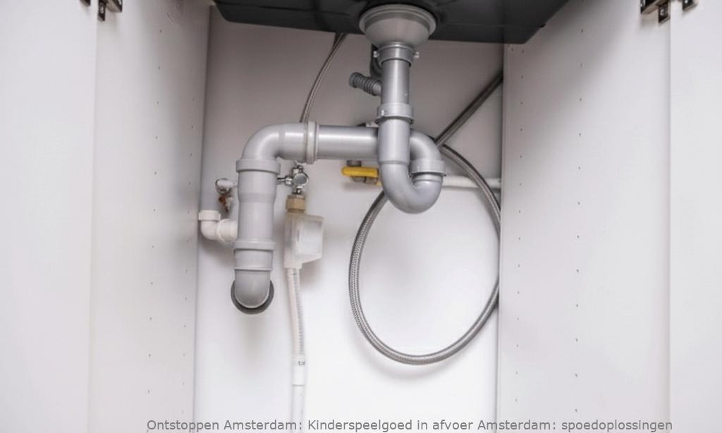 Kinderspeelgoed in afvoer Amsterdam: spoedoplossingen