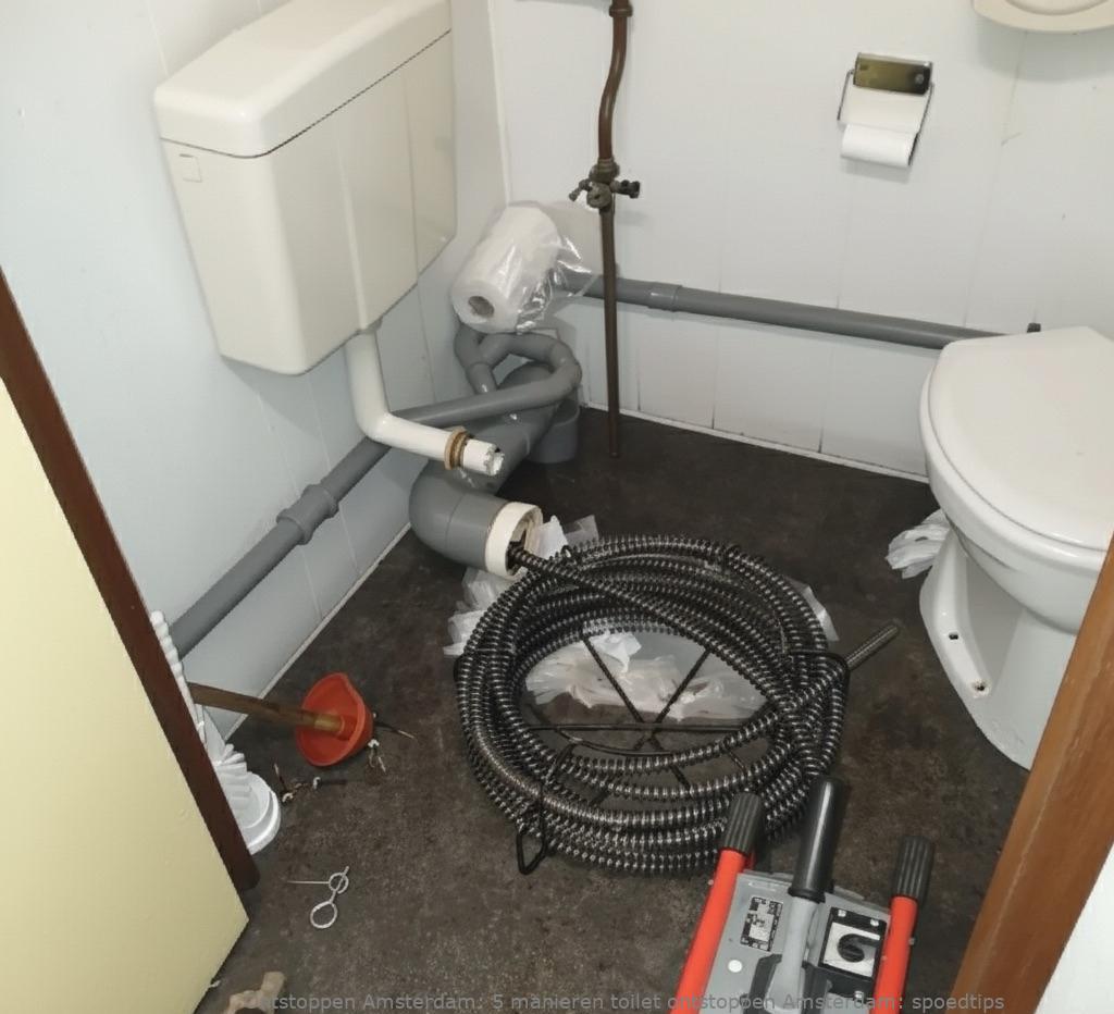 5 manieren toilet ontstoppen Amsterdam: spoedtips