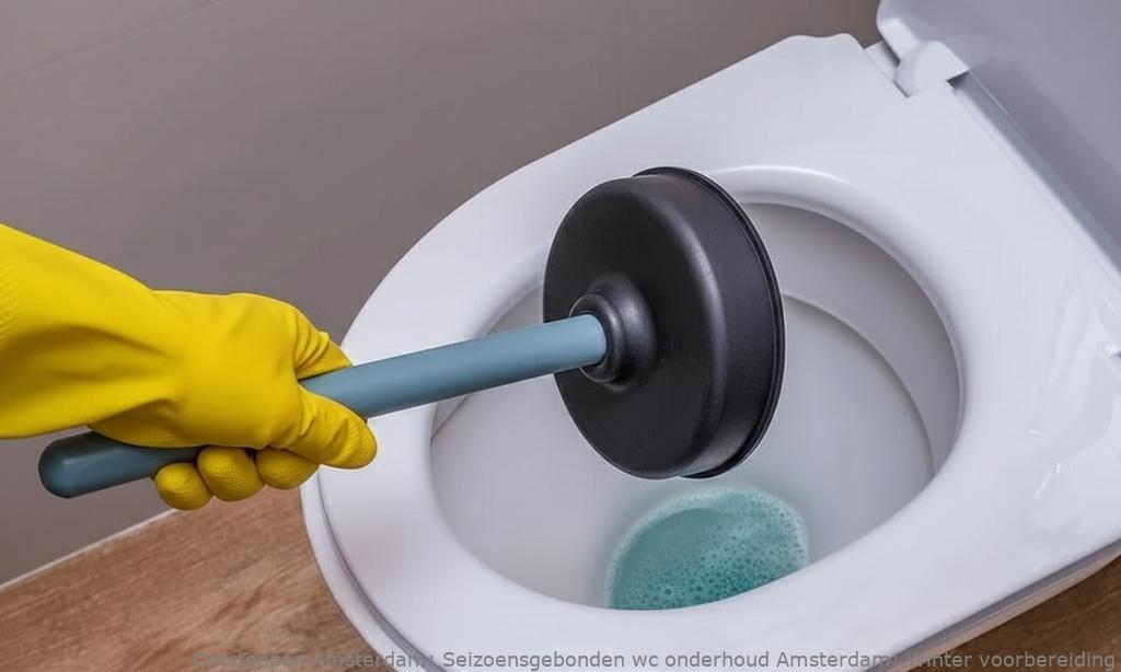 Seizoensgebonden wc onderhoud Amsterdam: Winter voorbereiding
