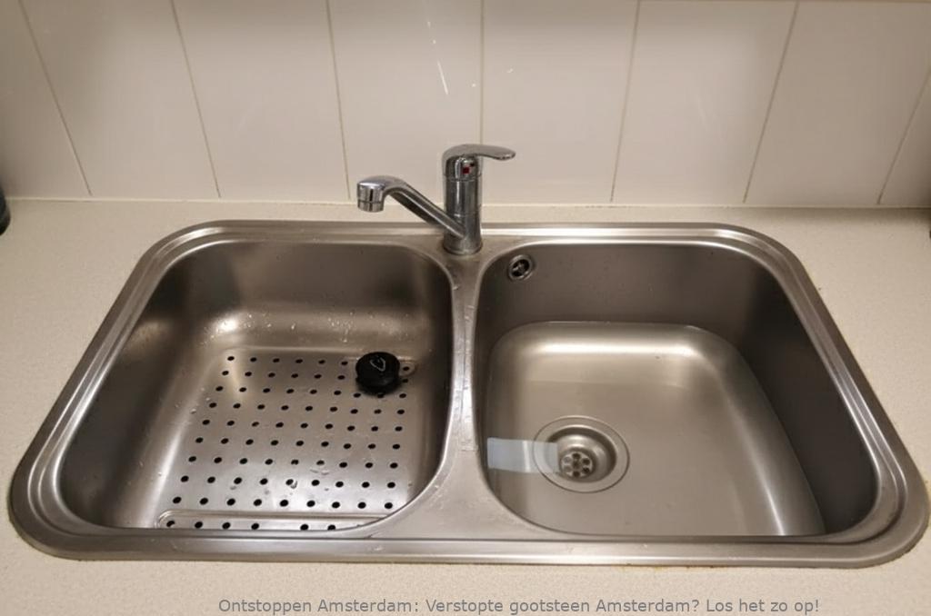 Verstopte gootsteen Amsterdam? Los het zo op!