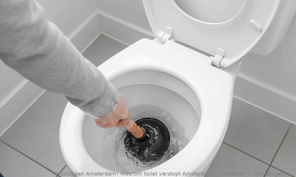 Waarom toilet verstopt Amsterdam: 7 oorzaken + oplossingen